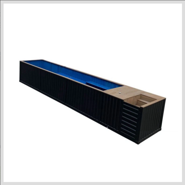 40ft Shipping Container Pools with Stairs for Sale - Image 3