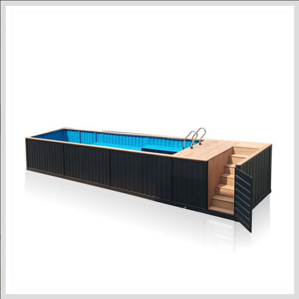 40ft Shipping Container Pools with Stairs for Sale